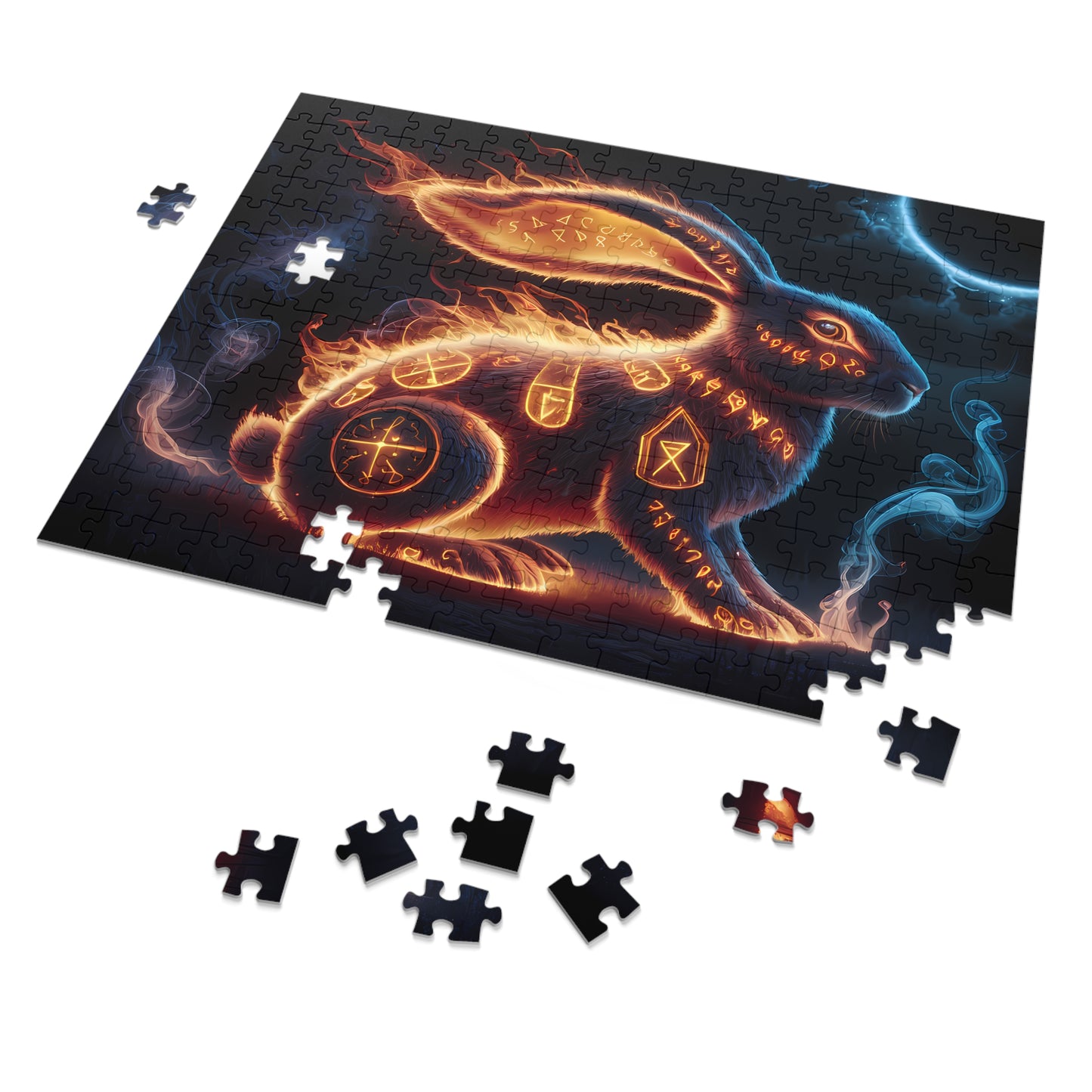 Runes of the Fire Hare - Jigsaw Puzzle (30, 110, 252, 500,1000-Piece)