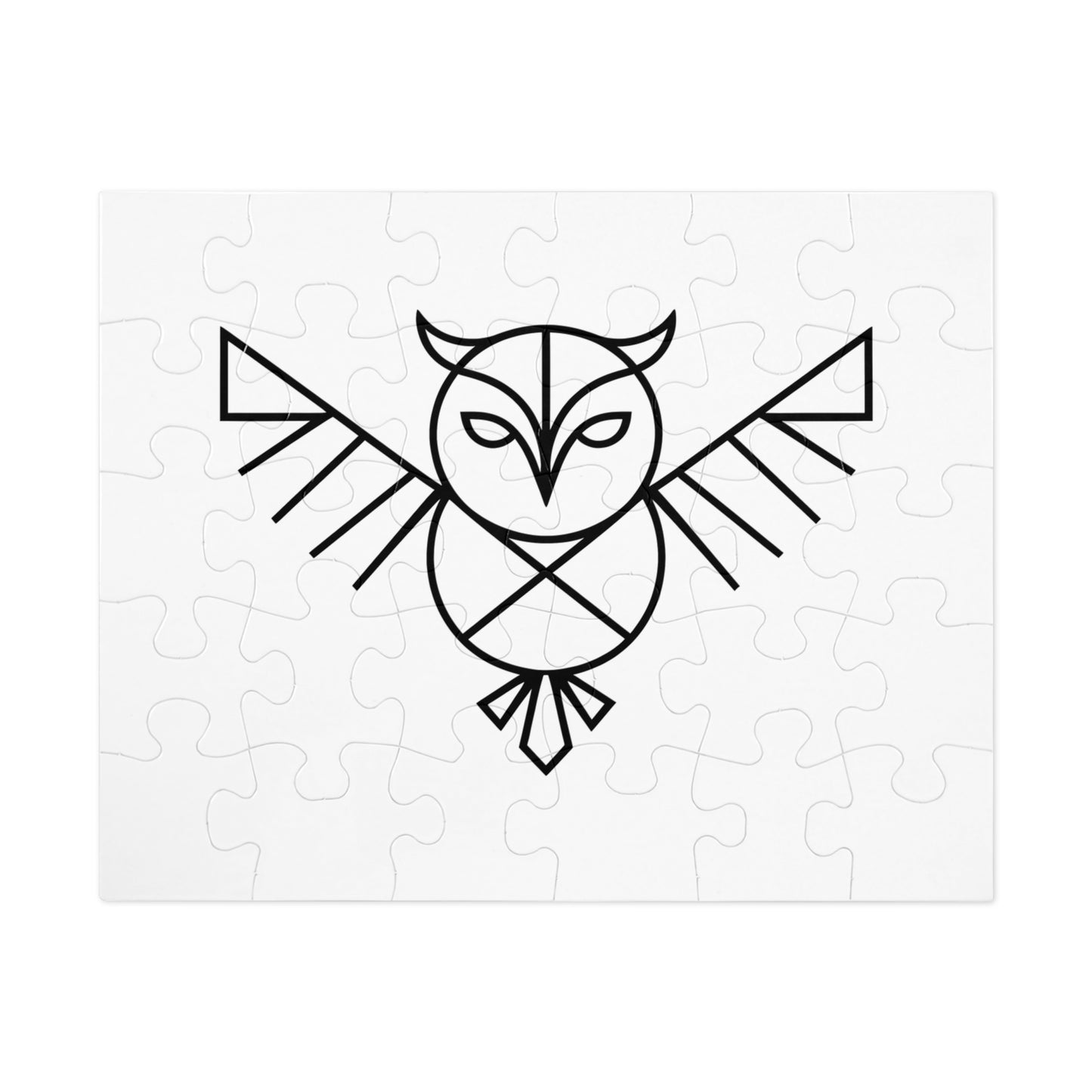 Geometric Owl - Jigsaw Puzzle (30, 110, 252, 500,1000-Piece)