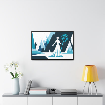 Winter's Embrace - Gallery Canvas Wraps, Horizontal Frame