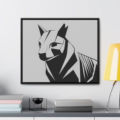 Geometric Guardian - Gallery Canvas Wraps, Horizontal Frame