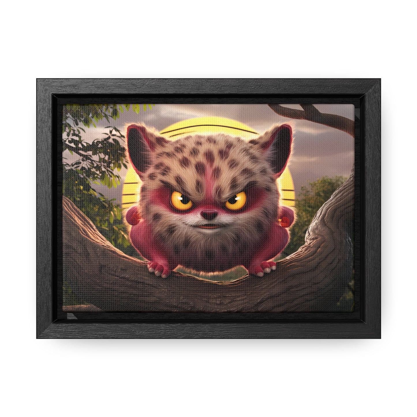 Guardian of the Sunset Forest - Gallery Canvas Wraps, Horizontal Frame