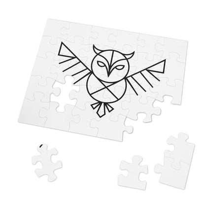 Geometric Owl - Jigsaw Puzzle (30, 110, 252, 500,1000-Piece)