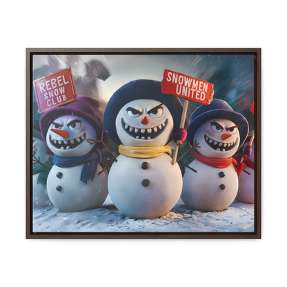 Frosty Revolt - Gallery Canvas Wraps, Horizontal Frame