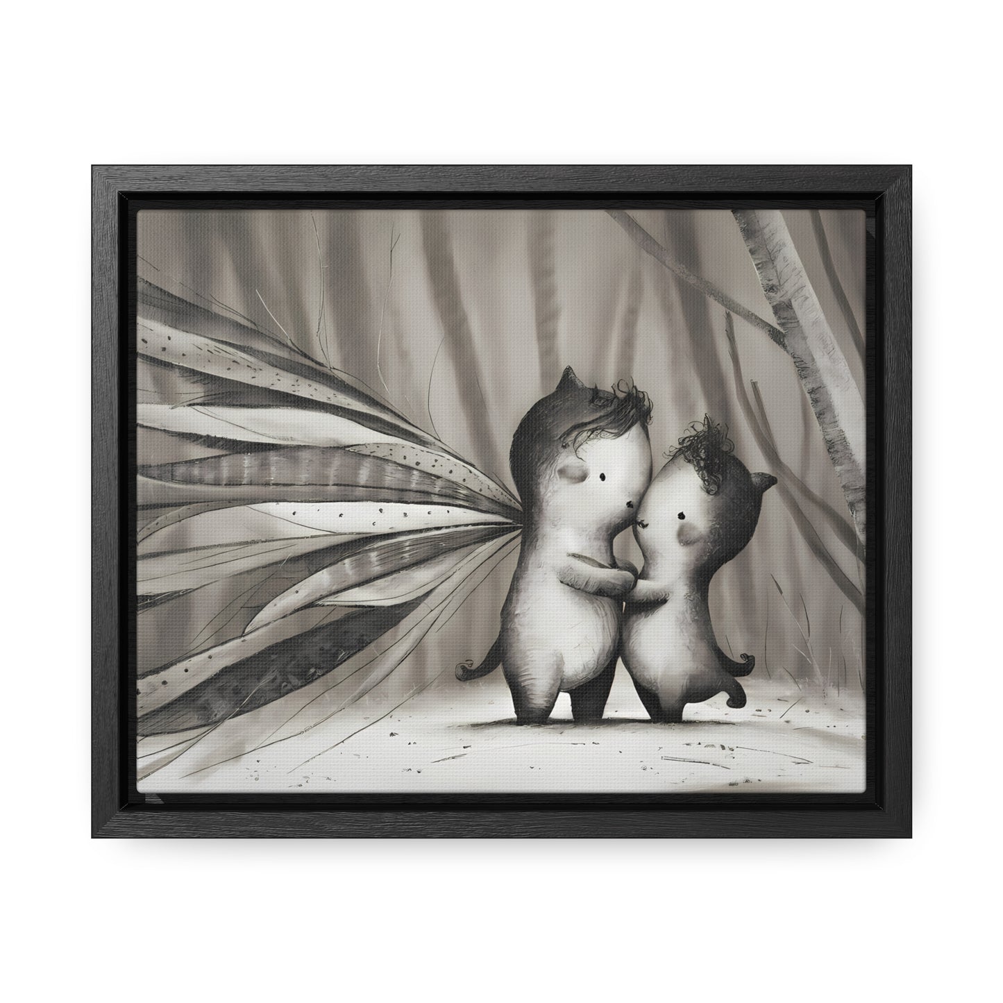 Whispers of the Forest - Gallery Canvas Wraps, Horizontal Frame