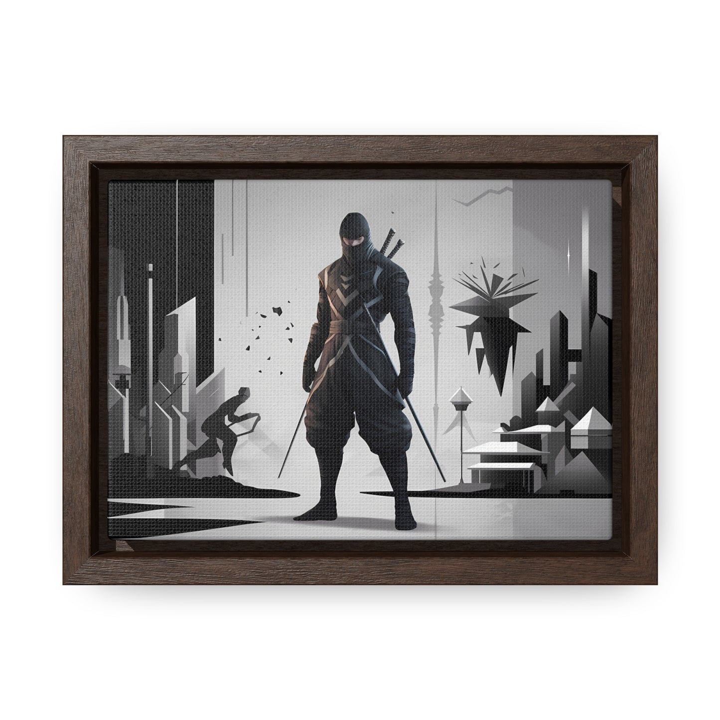 Shadowblade: The Silent Protector - Gallery Canvas Wraps, Horizontal Frame