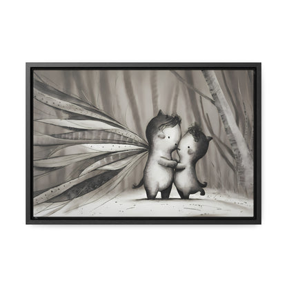 Whispers of the Forest - Gallery Canvas Wraps, Horizontal Frame