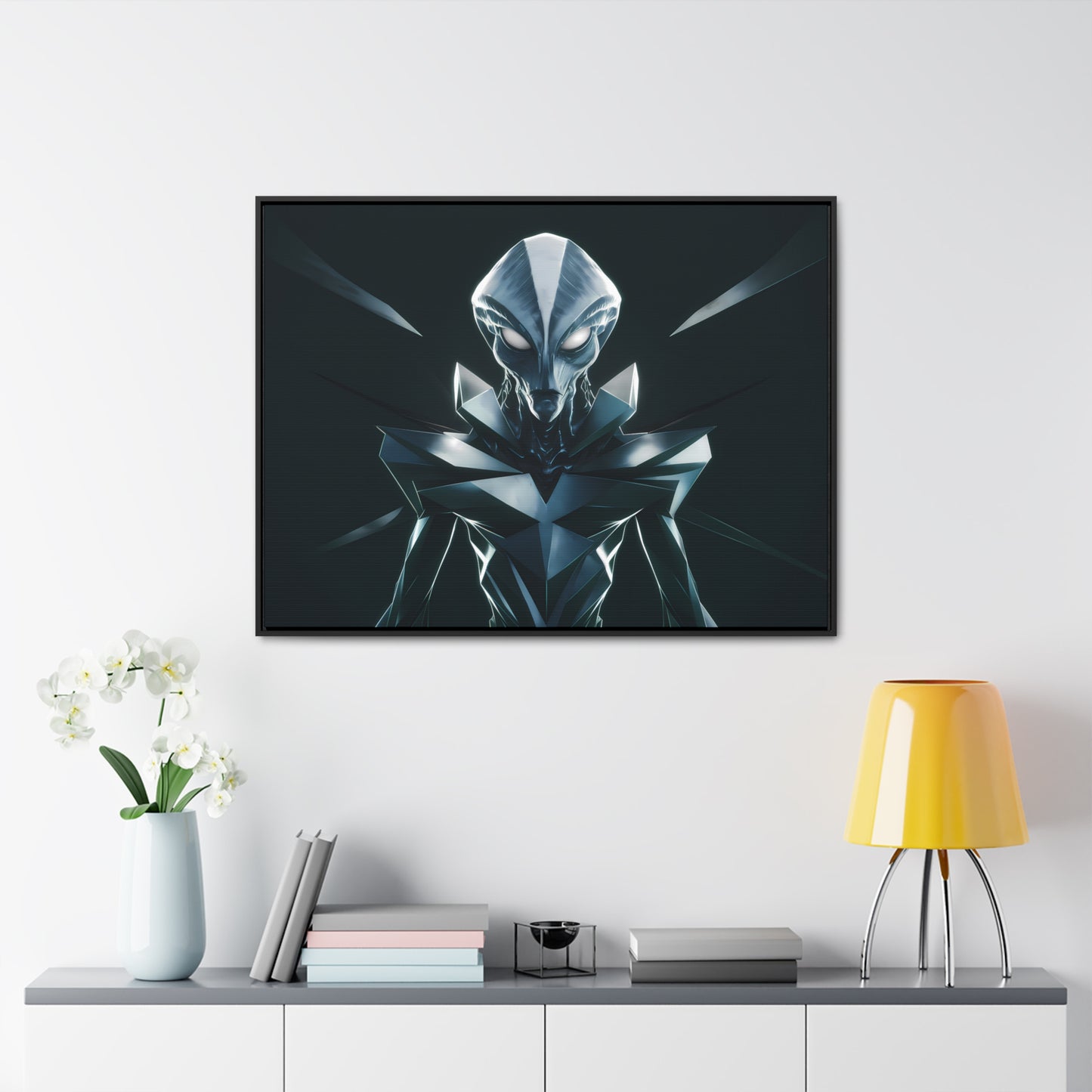 Ethereal Sentinel - Gallery Canvas Wraps, Horizontal Frame