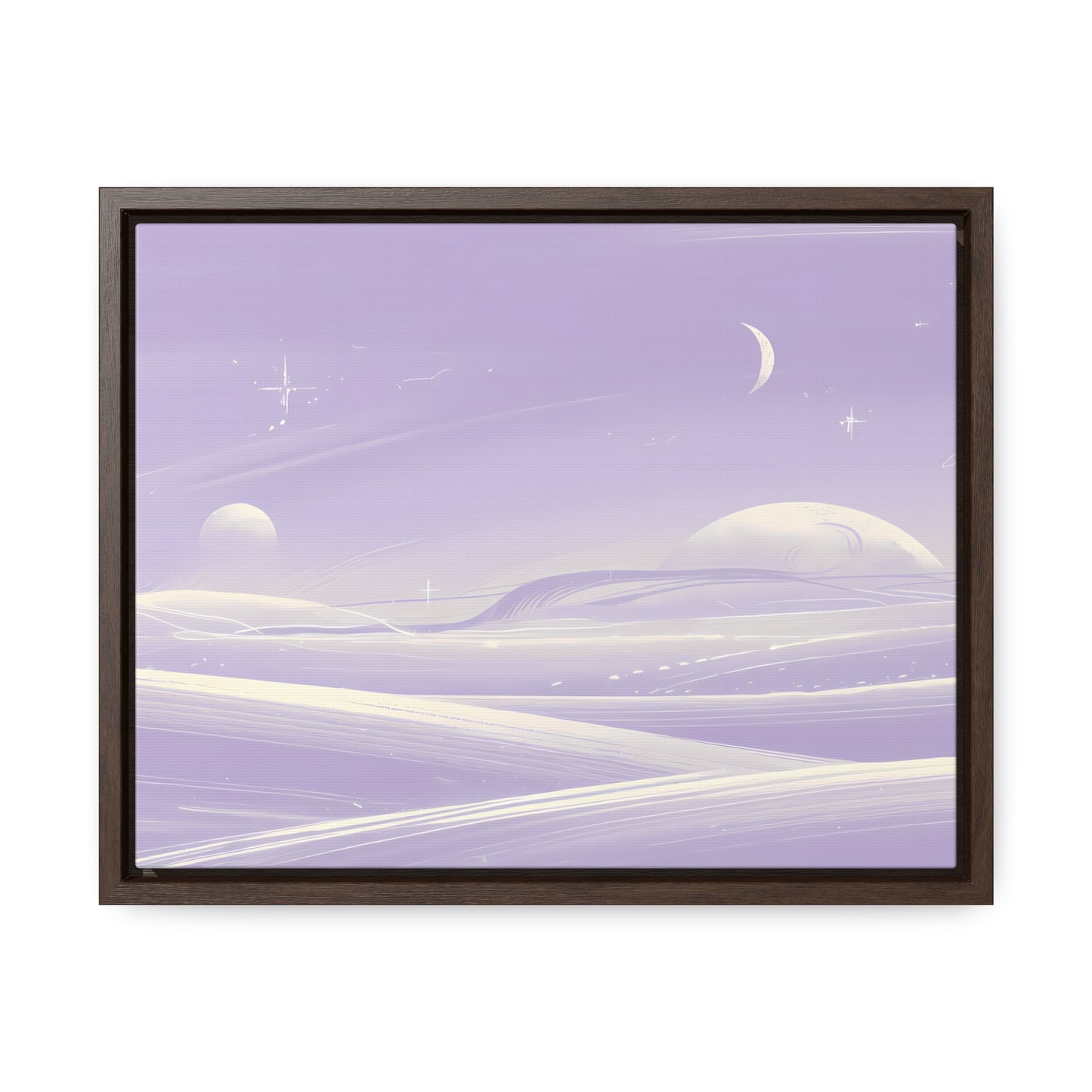 Ethereal Moonscape - Gallery Canvas Wraps, Horizontal Frame