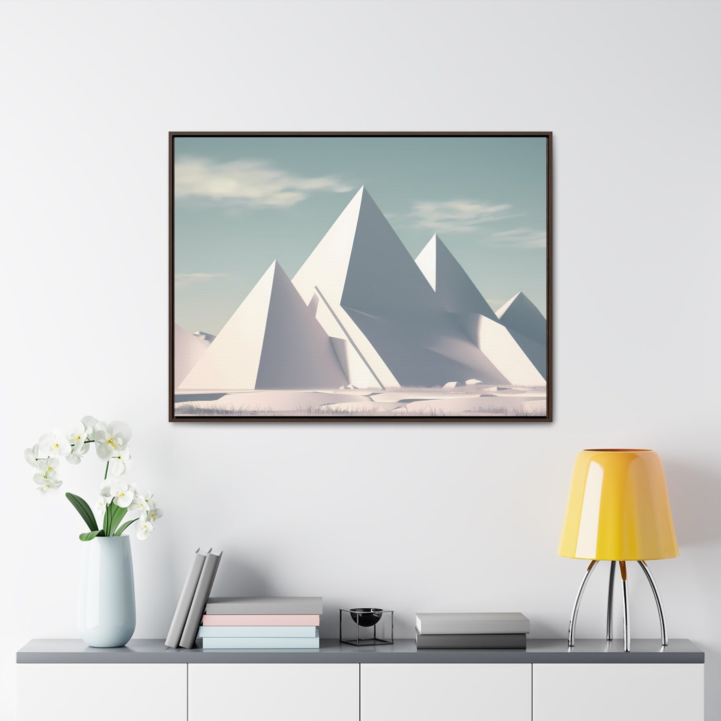 Monolith Peaks - Gallery Canvas Wraps, Horizontal Frame