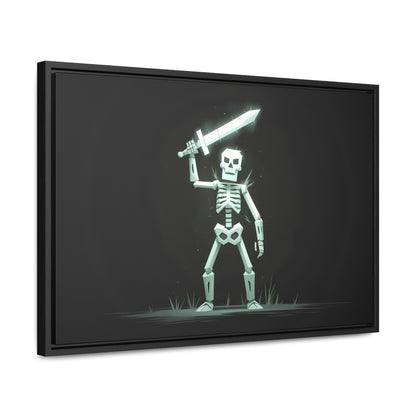 Rise of the Skeleton Warrior - Gallery Canvas Wraps, Horizontal Frame