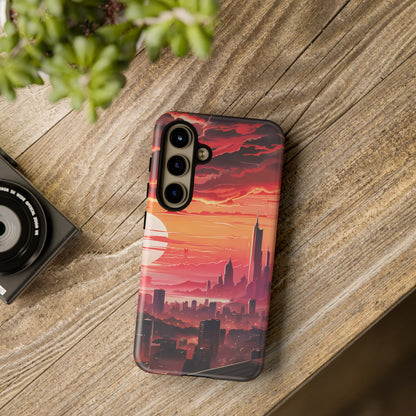 Anime City at Dawn - Smartphone Tough Cases