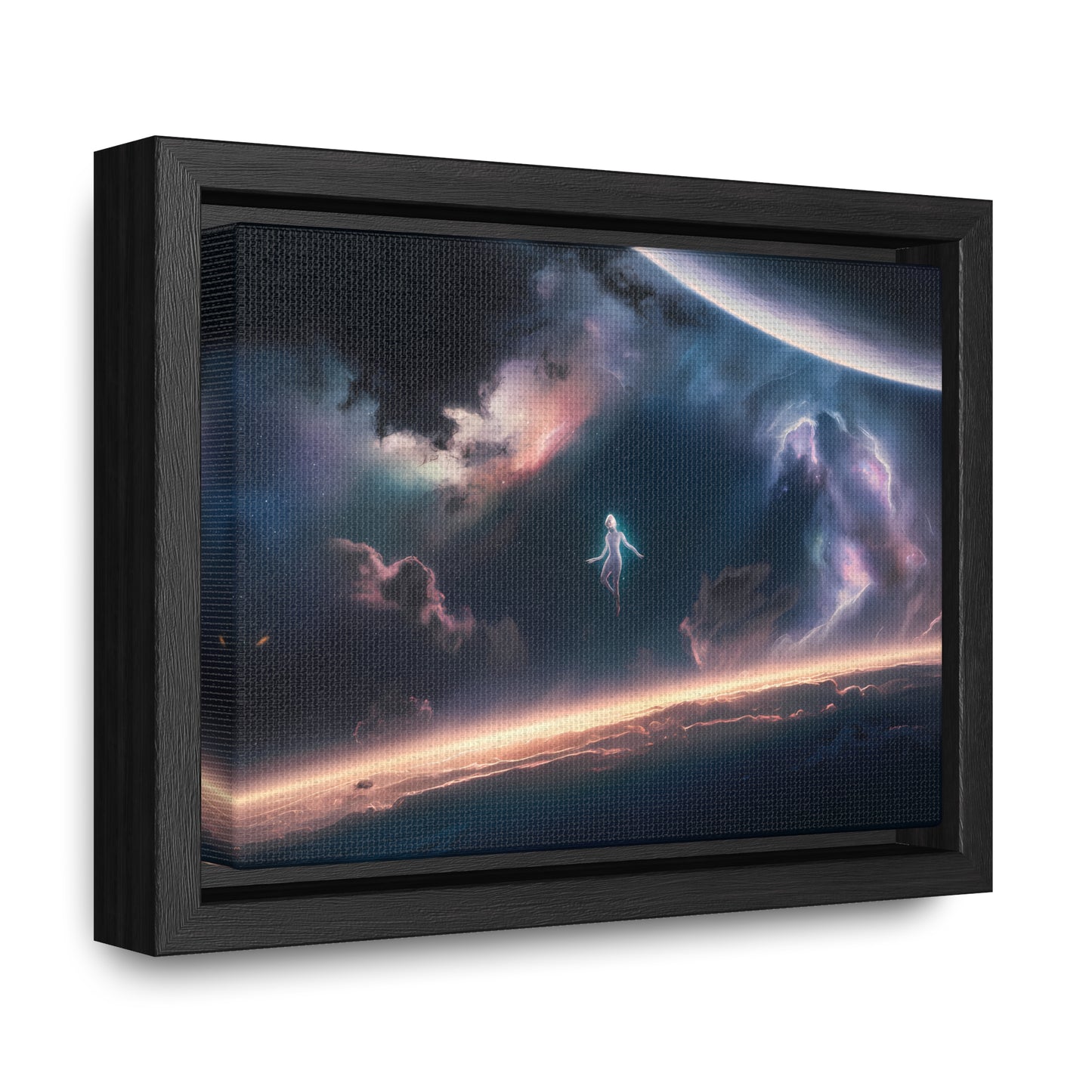 Ascension Beyond the Horizon - Gallery Canvas Wraps, Horizontal Frame