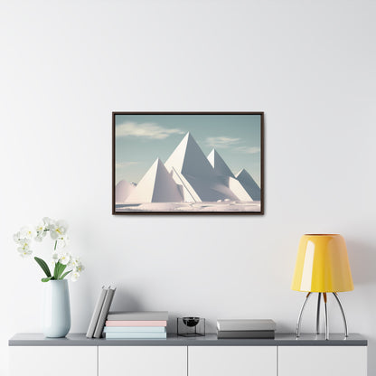 Monolith Peaks - Gallery Canvas Wraps, Horizontal Frame