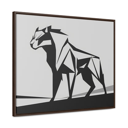 Geometric Beast - Gallery Canvas Wraps, Horizontal Frame