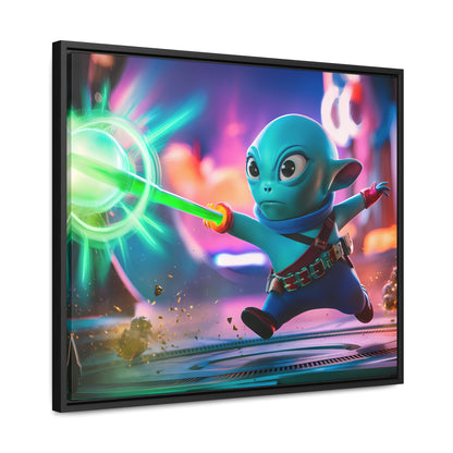 Galactic Defender - Gallery Canvas Wraps, Horizontal Frame