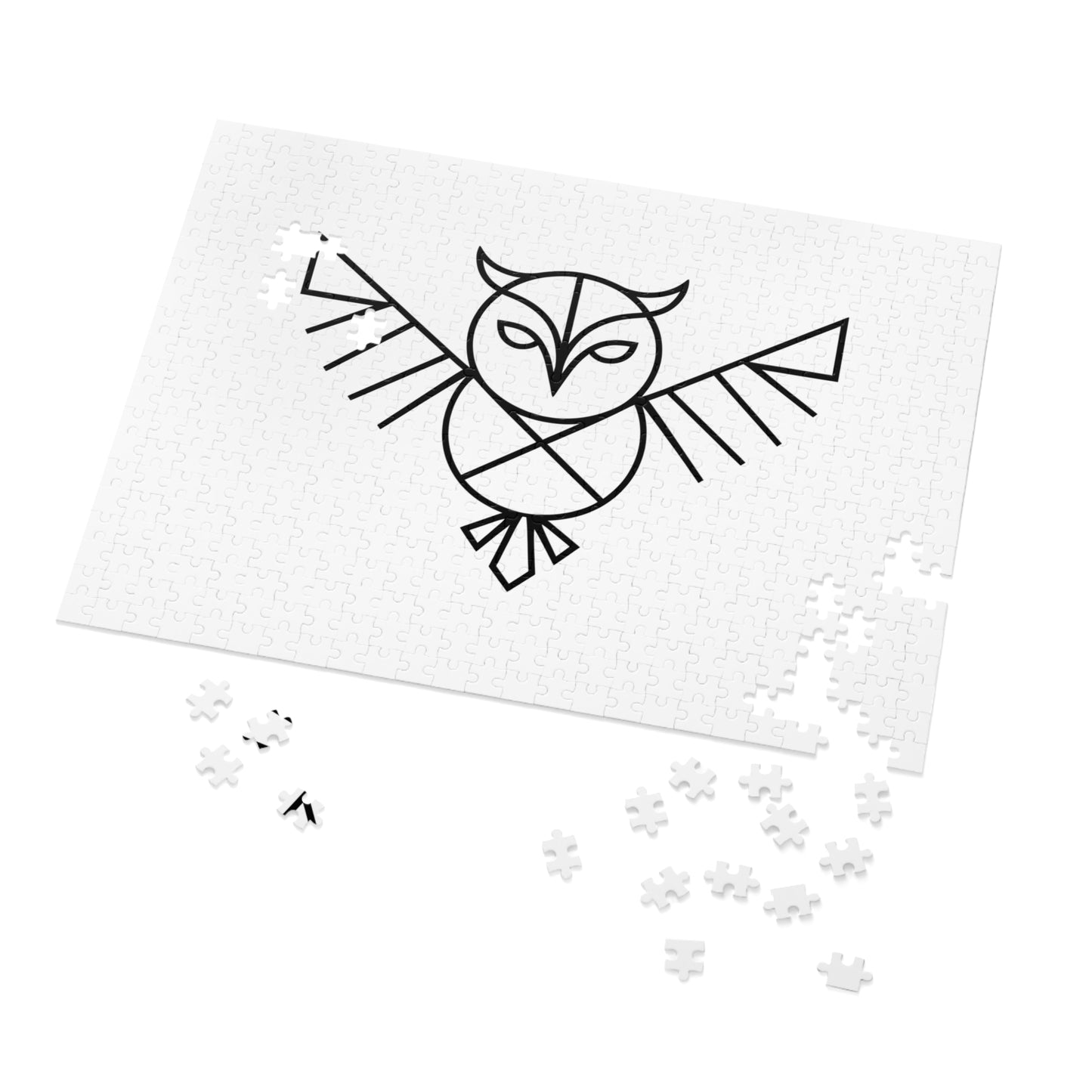 Geometric Owl - Jigsaw Puzzle (30, 110, 252, 500,1000-Piece)