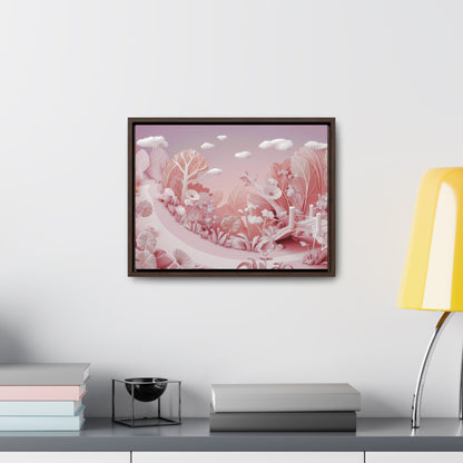 Whimsical Dawn Garden - Gallery Canvas Wraps, Horizontal Frame