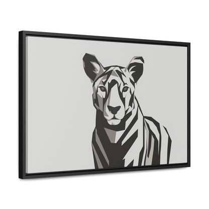 "Monochrome Majesty" - Gallery Canvas Wraps, Horizontal Frame