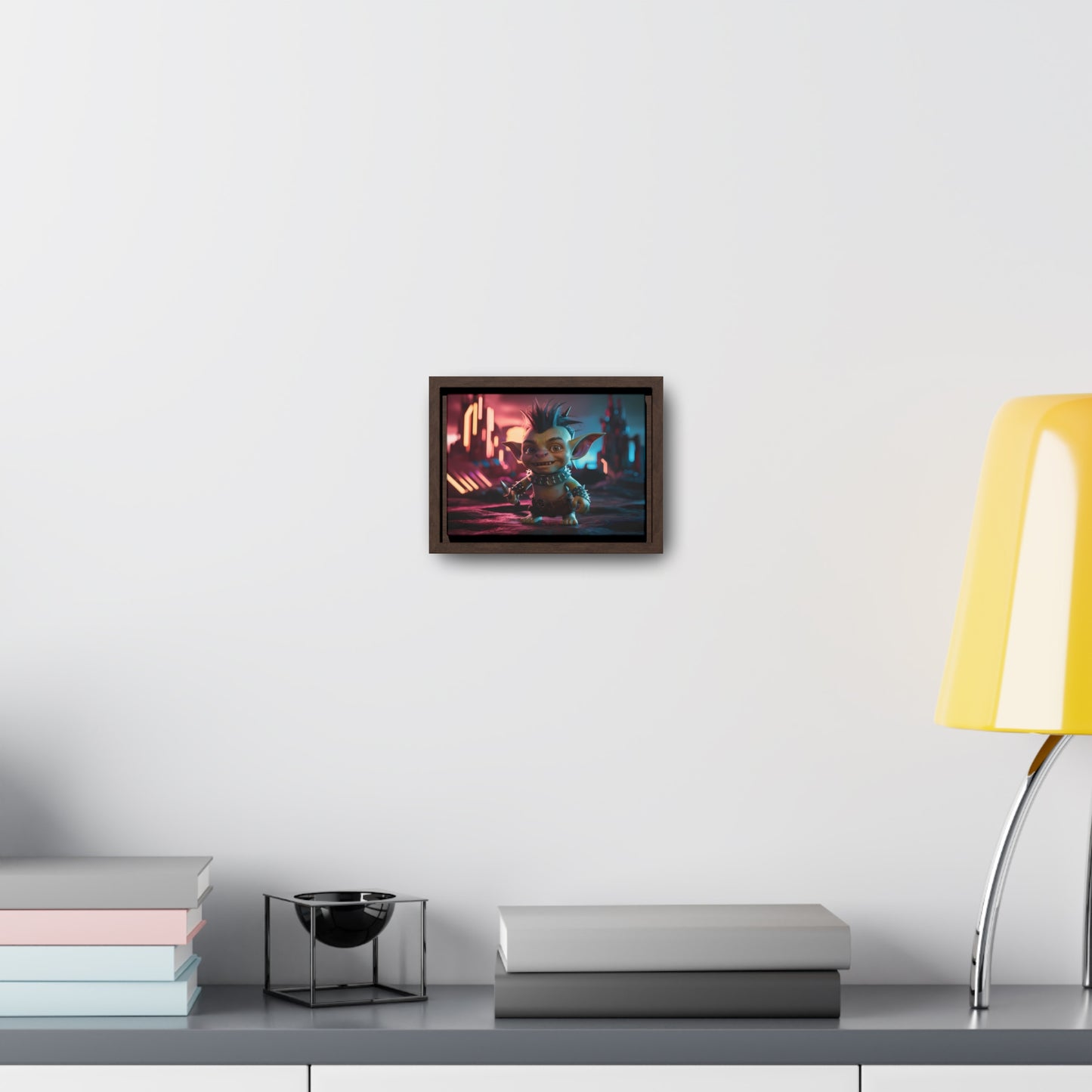 Goblin of the Neon Wastelands - Gallery Canvas Wraps, Horizontal Frame