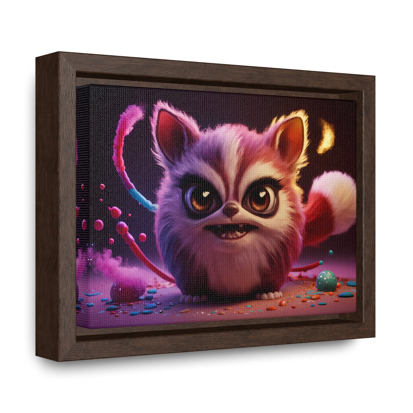 Cosmic Candy Critter - Gallery Canvas Wraps, Horizontal Frame