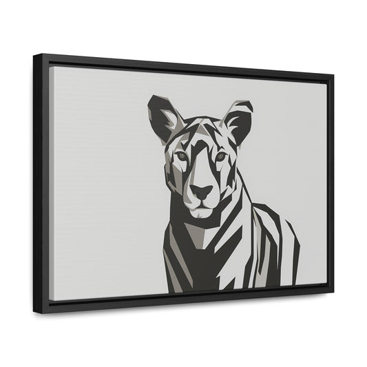 "Monochrome Majesty" - Gallery Canvas Wraps, Horizontal Frame