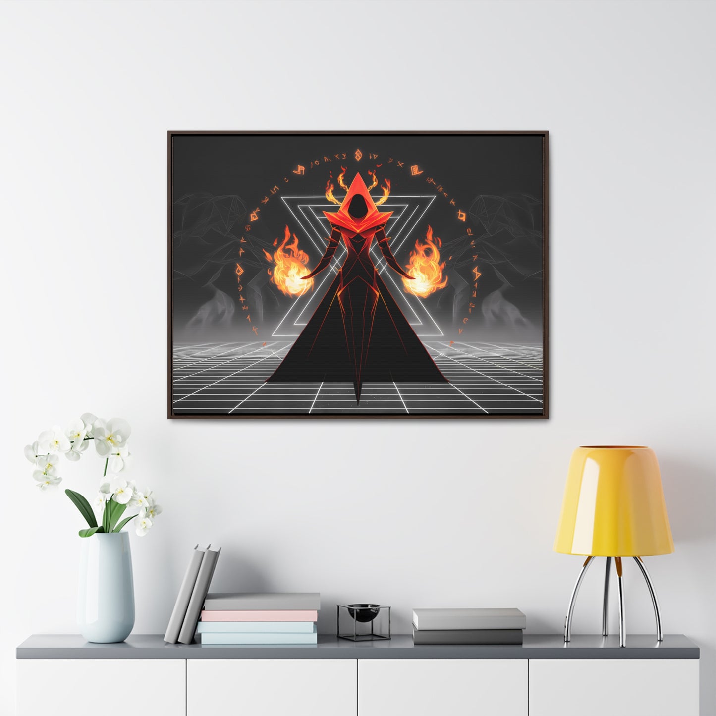 Eternal Pyromancer - Gallery Canvas Wraps, Horizontal Frame