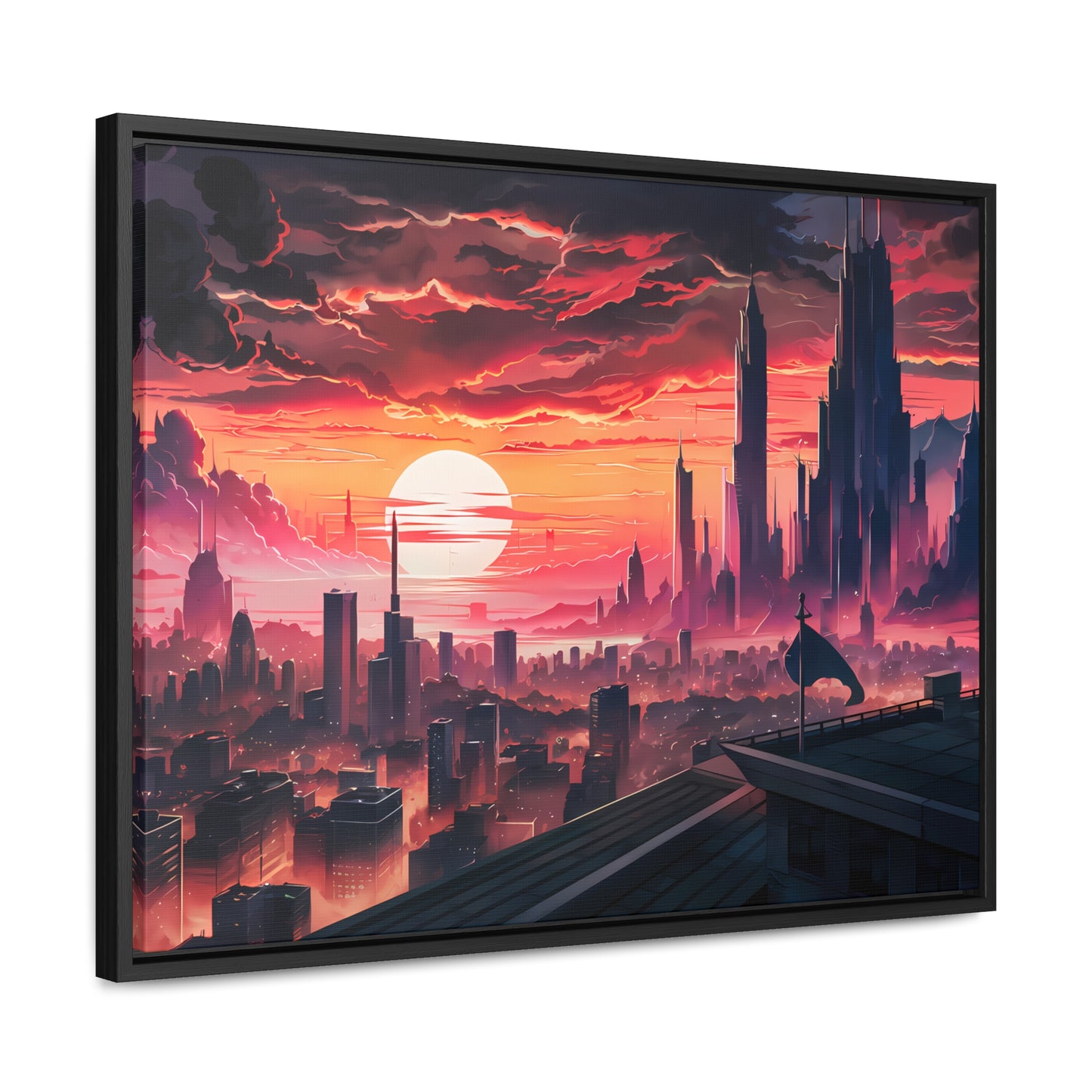 City of the Last Dawn - Gallery Canvas Wraps, Horizontal Frame