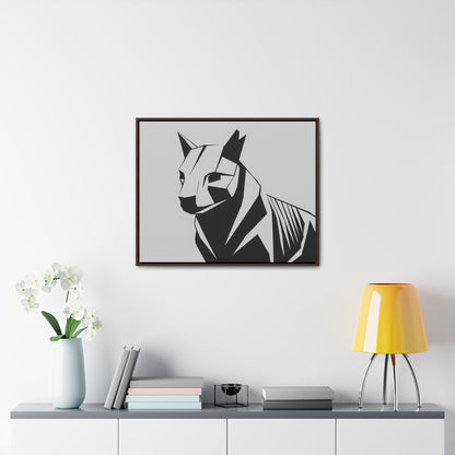 Geometric Guardian - Gallery Canvas Wraps, Horizontal Frame