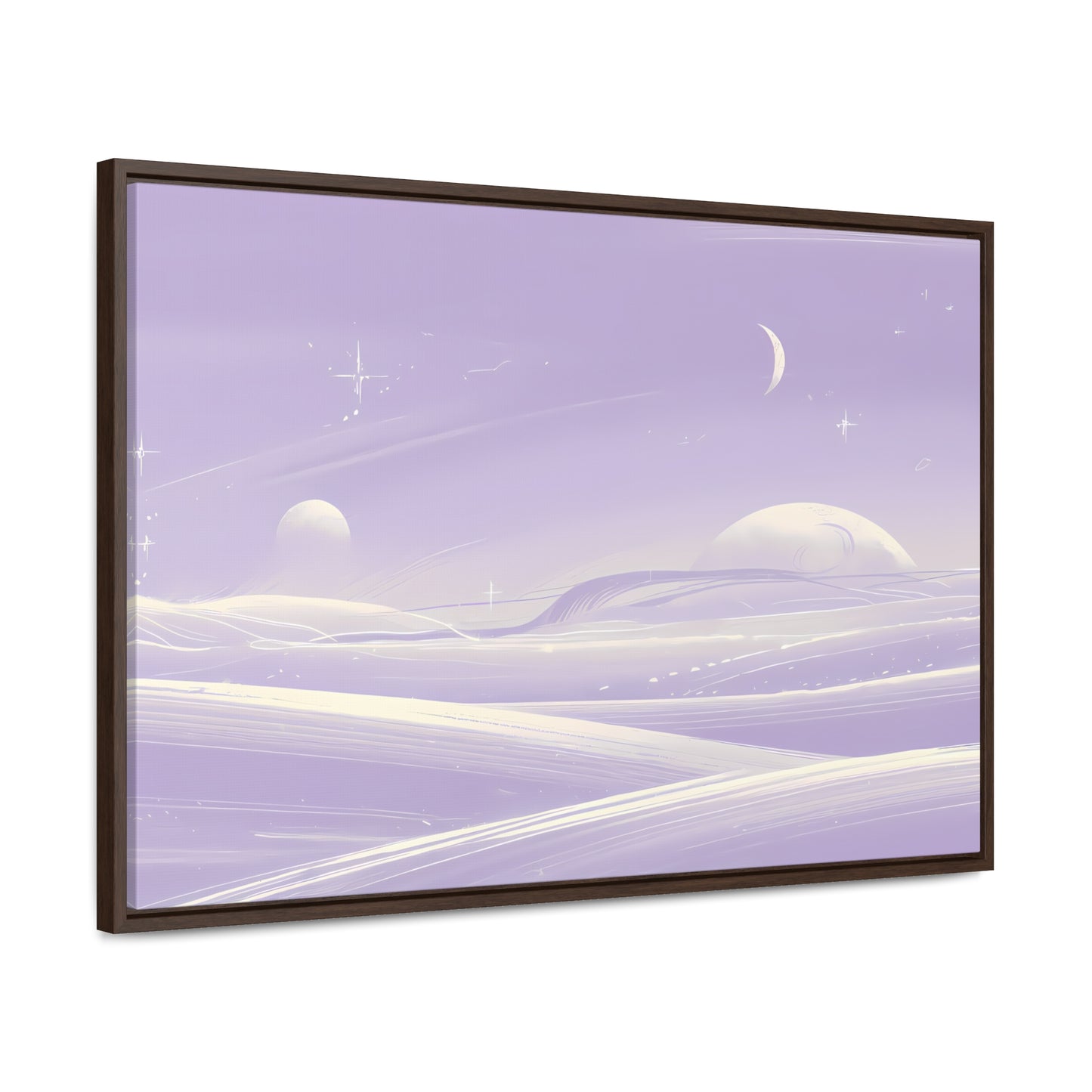 Ethereal Moonscape - Gallery Canvas Wraps, Horizontal Frame