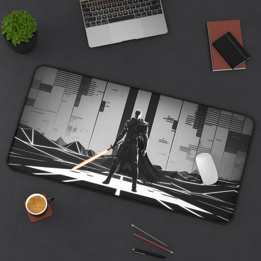 Shadow of the Neon Knight - Desk Mat