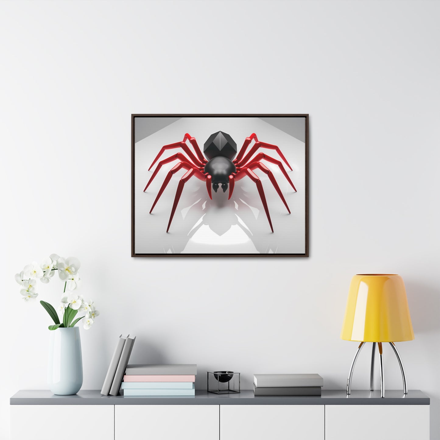 Crimson Arachnid - Gallery Canvas Wraps, Horizontal Frame