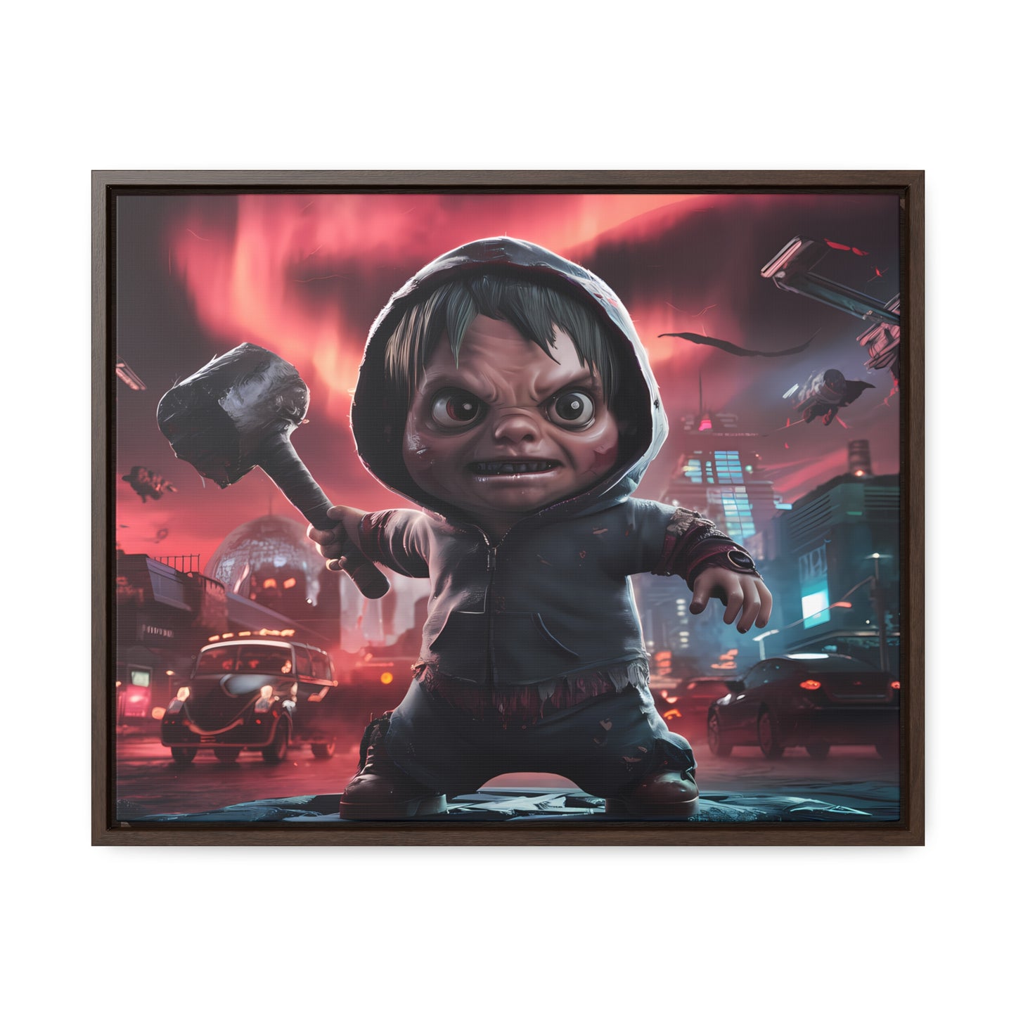 Wrath of the Toy Enforcer - Gallery Canvas Wraps, Horizontal Frame