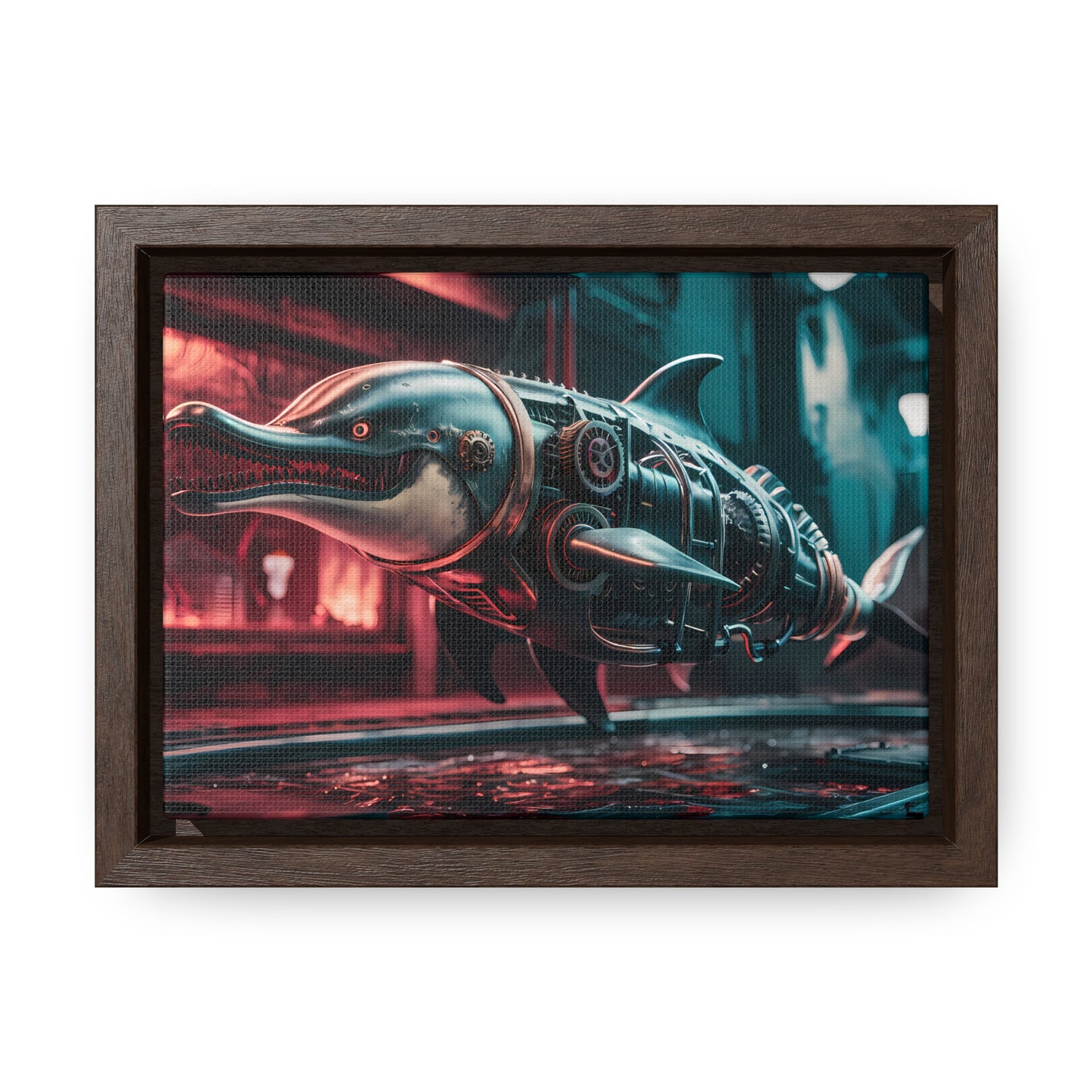 Mechanical Apex Predator - Gallery Canvas Wraps, Horizontal Frame