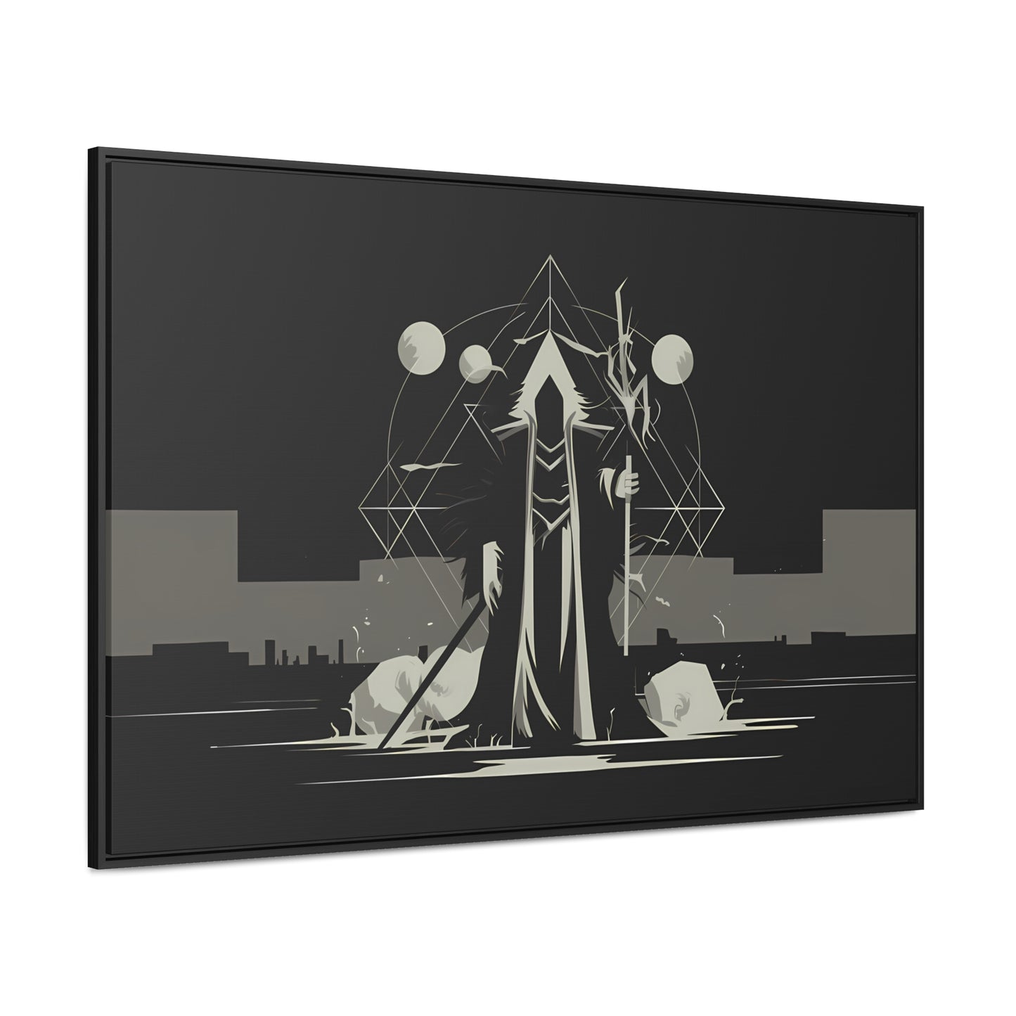 The Arcane Guardian of the Shadows - Gallery Canvas Wraps, Horizontal Frame