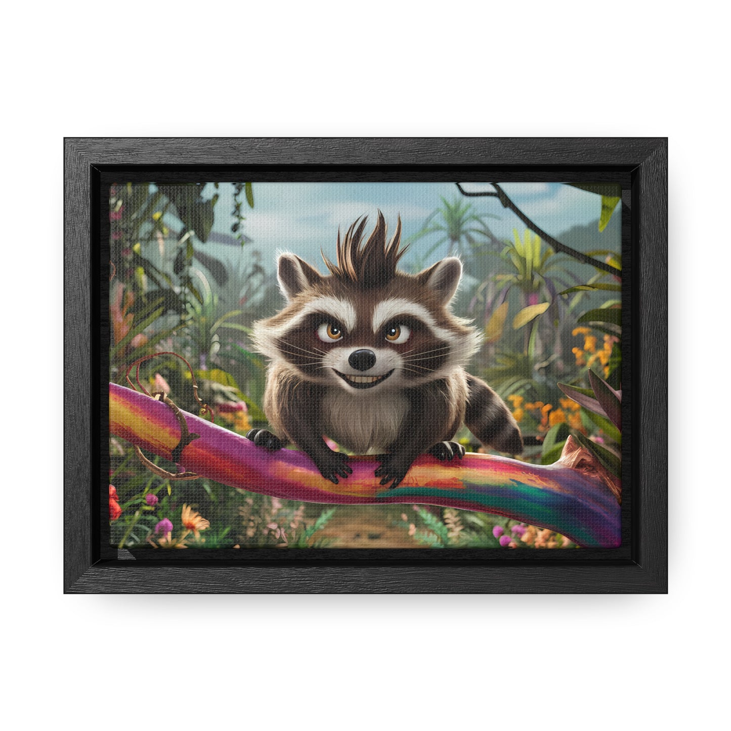 Jungle Mischief - Gallery Canvas Wraps, Horizontal Frame