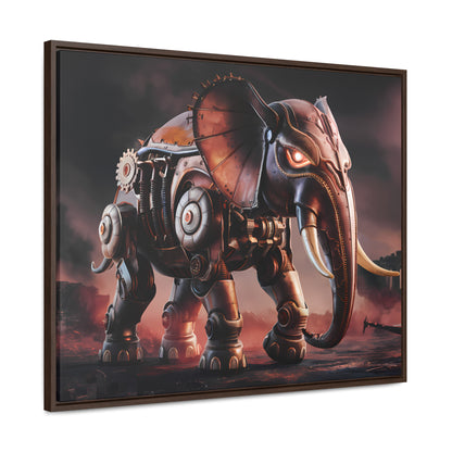 "Mechanized Titan of the Wasteland" - Gallery Canvas Wraps, Horizontal Frame