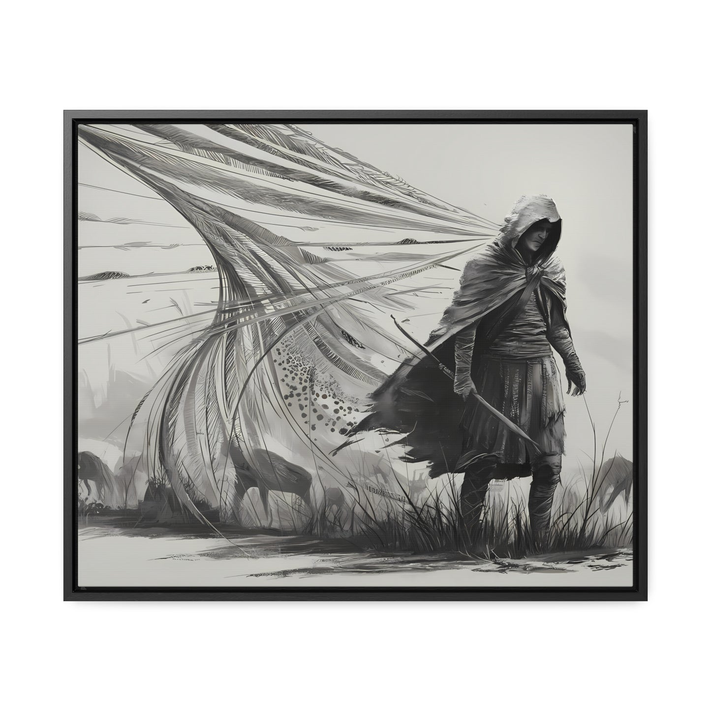 Whispers of the Windwalker - Gallery Canvas Wraps, Horizontal Frame