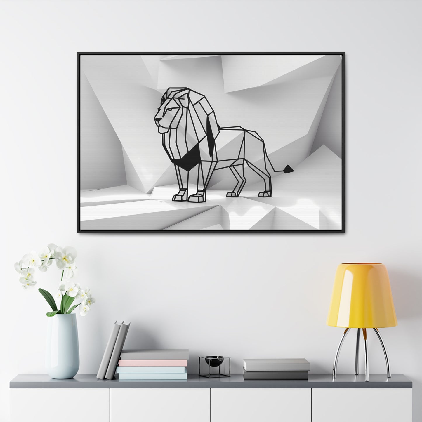 Geometric Majesty - Gallery Canvas Wraps, Horizontal Frame