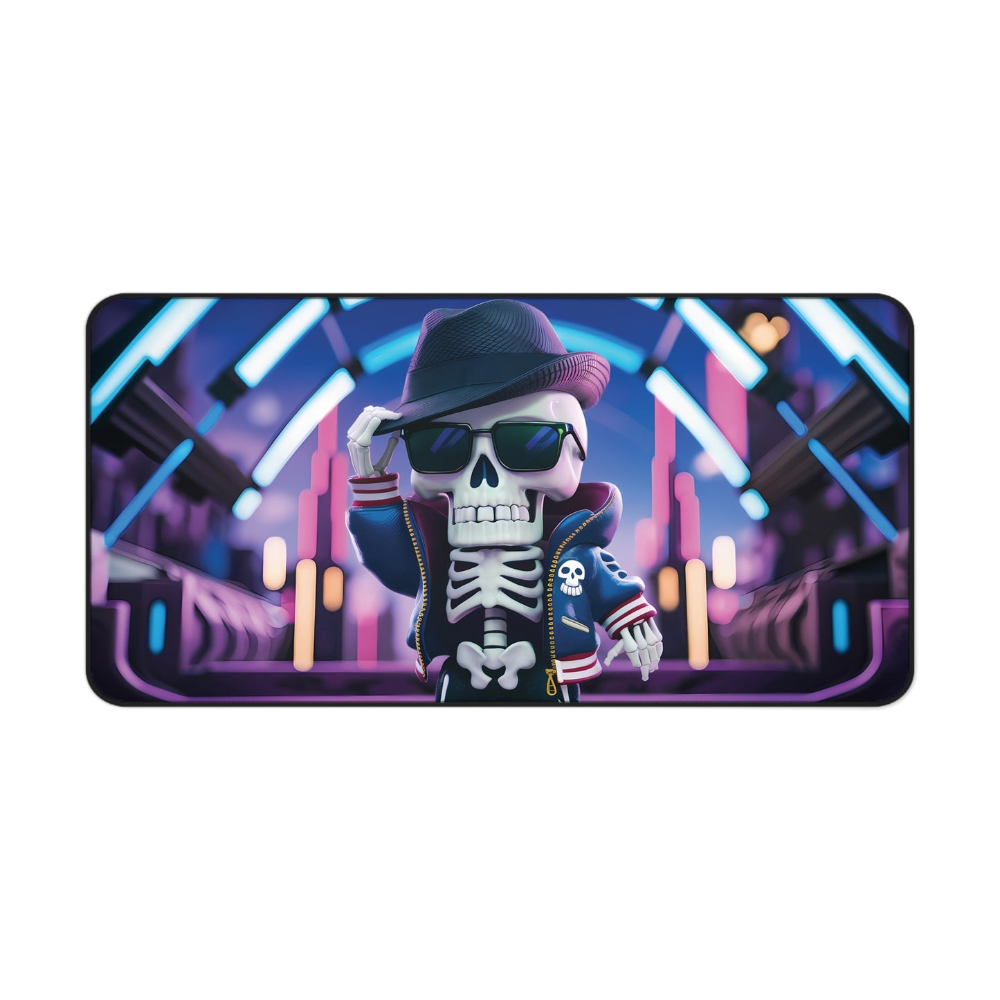 Cute and very cool Skeleton - Desk Mat