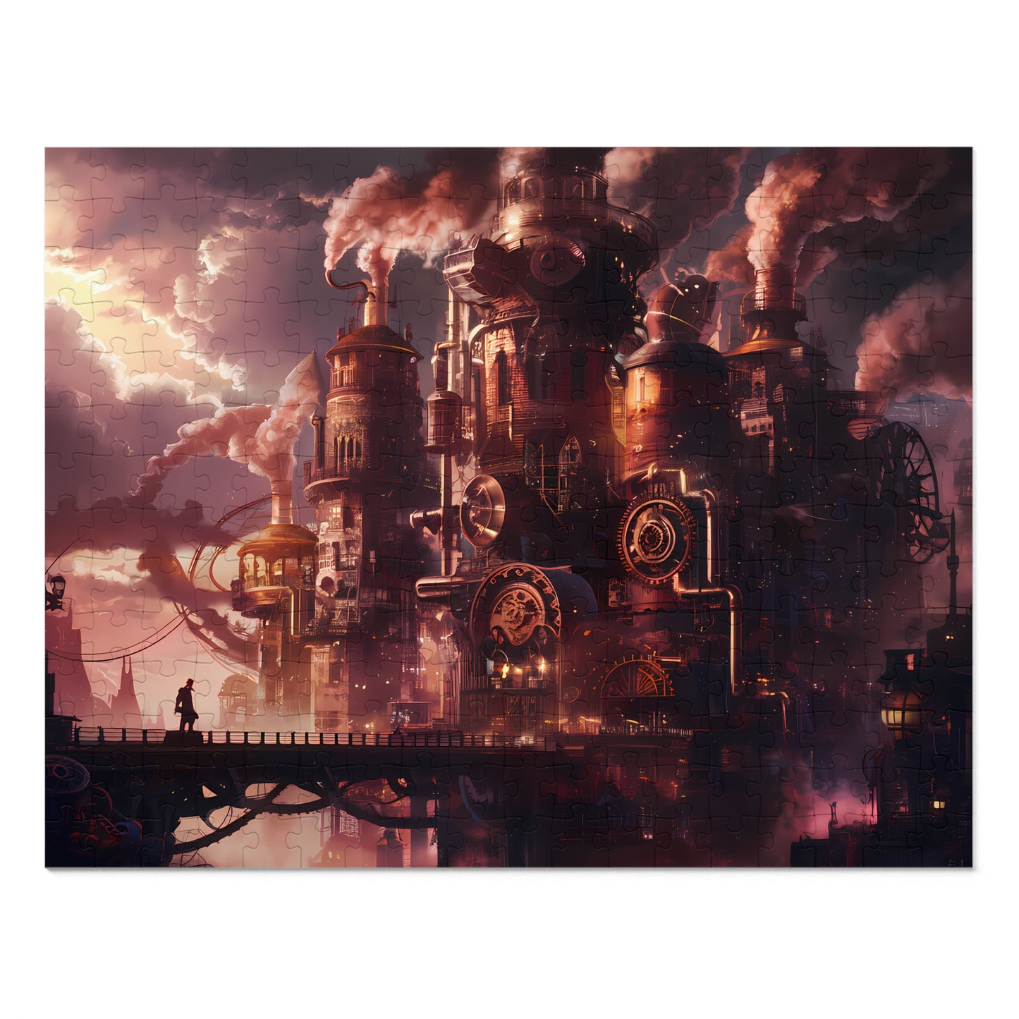 The Iron Citadel at Dusk - Jigsaw Puzzle (30, 110, 252, 500,1000-Piece)