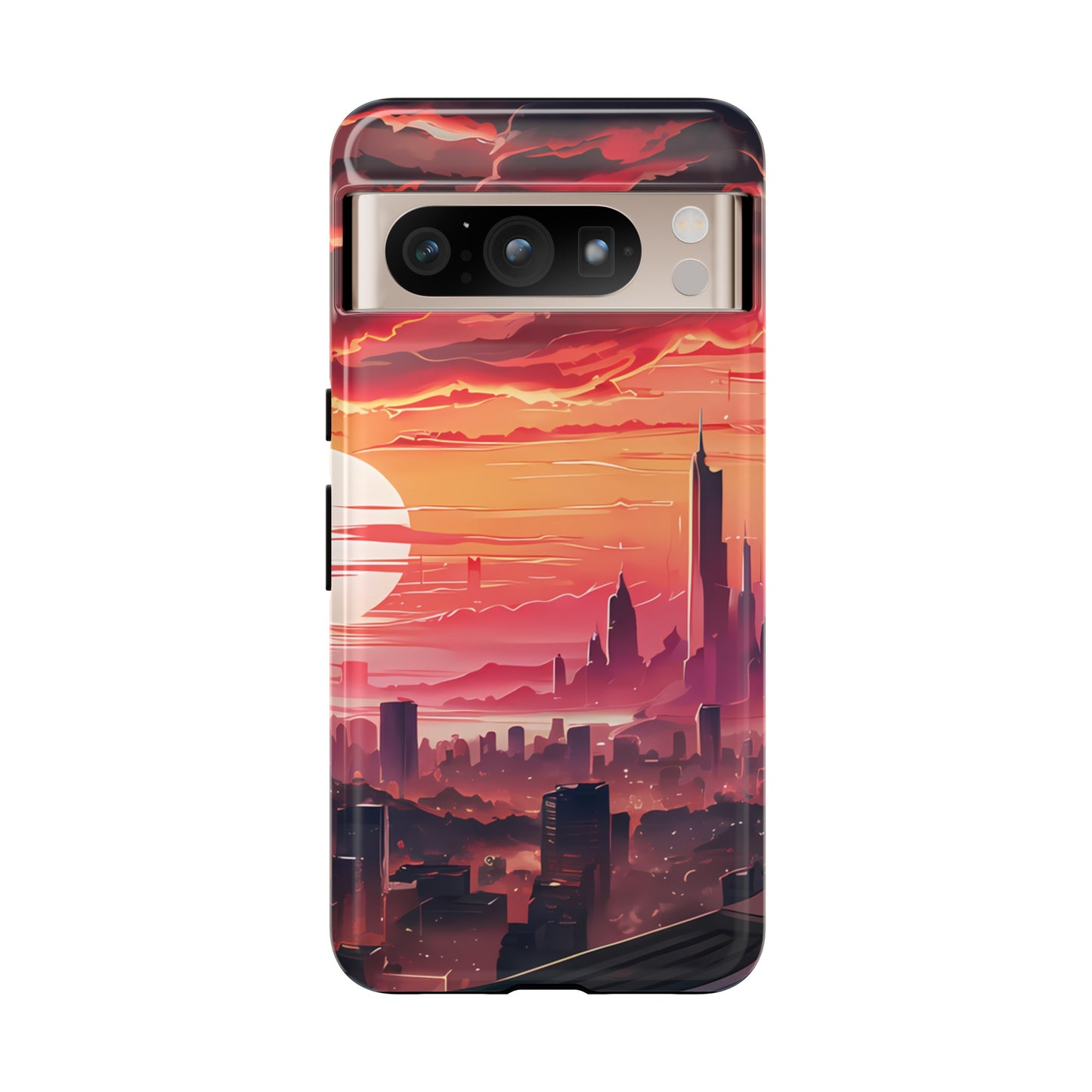 Anime City at Dawn - Smartphone Tough Cases