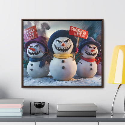 Frosty Revolt - Gallery Canvas Wraps, Horizontal Frame