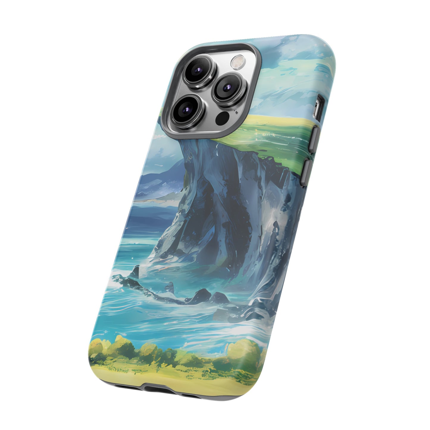 Anime Cliff by the Sea - Smartphone Tough Cases