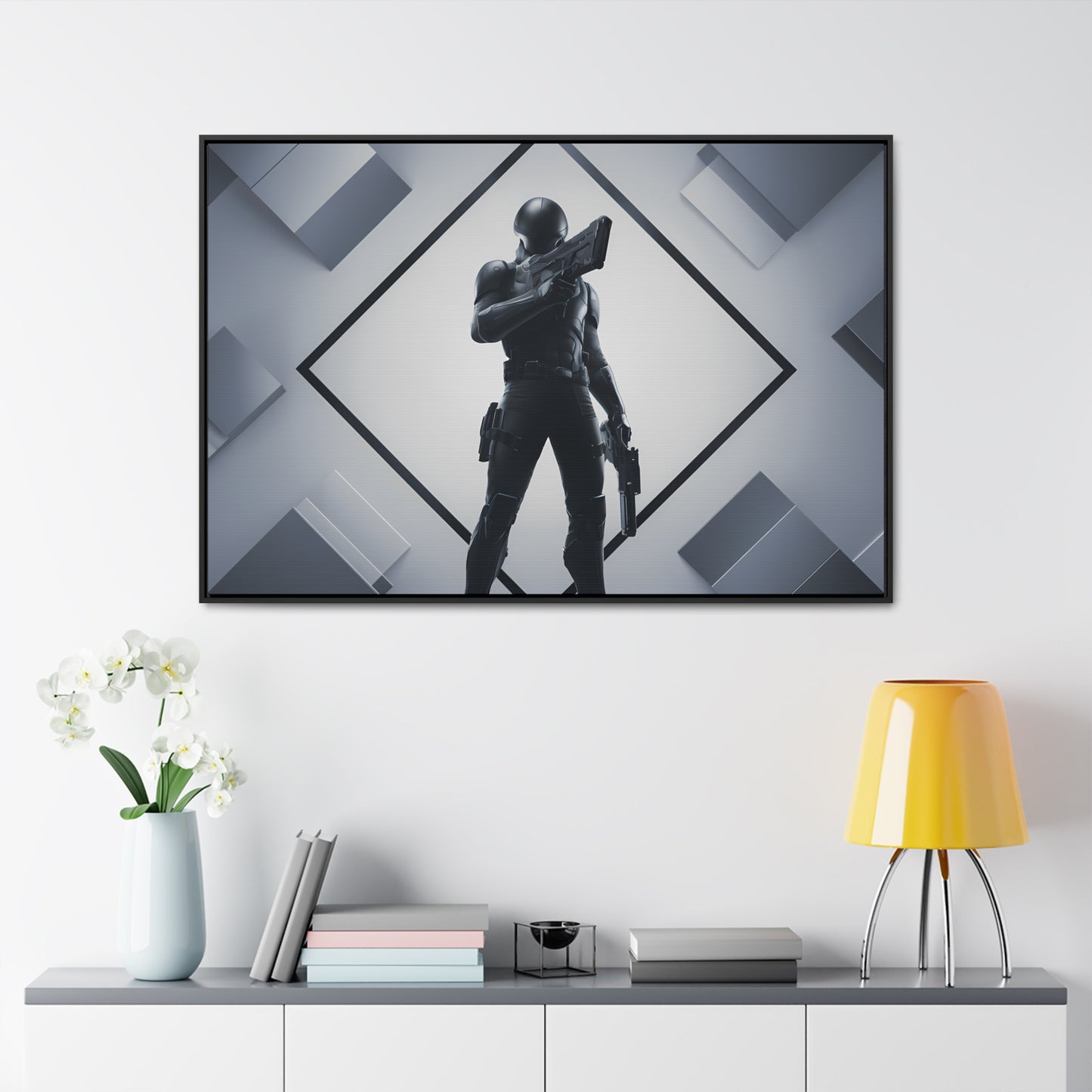 Shadow Enforcer - Gallery Canvas Wraps, Horizontal Frame