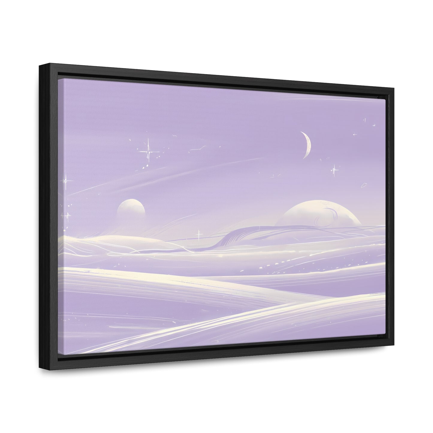 Ethereal Moonscape - Gallery Canvas Wraps, Horizontal Frame