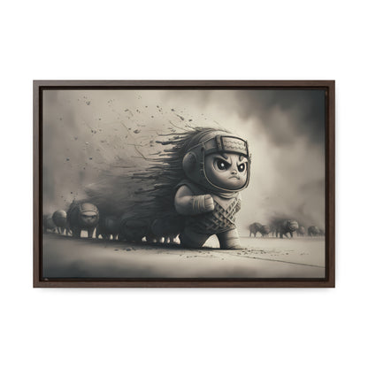 March of the Determined - Gallery Canvas Wraps, Horizontal Frame