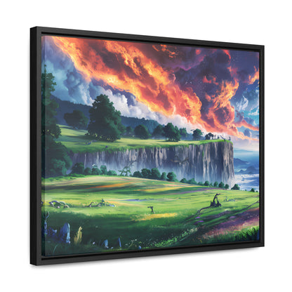 Edge of the Burning Sky - Gallery Canvas Wraps, Horizontal Frame