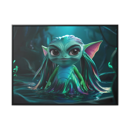 Guardian of the Enchanted Lagoon - Gallery Canvas Wraps, Horizontal Frame