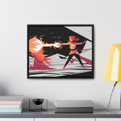 Conjuring the Firestorm - Gallery Canvas Wraps, Horizontal Frame