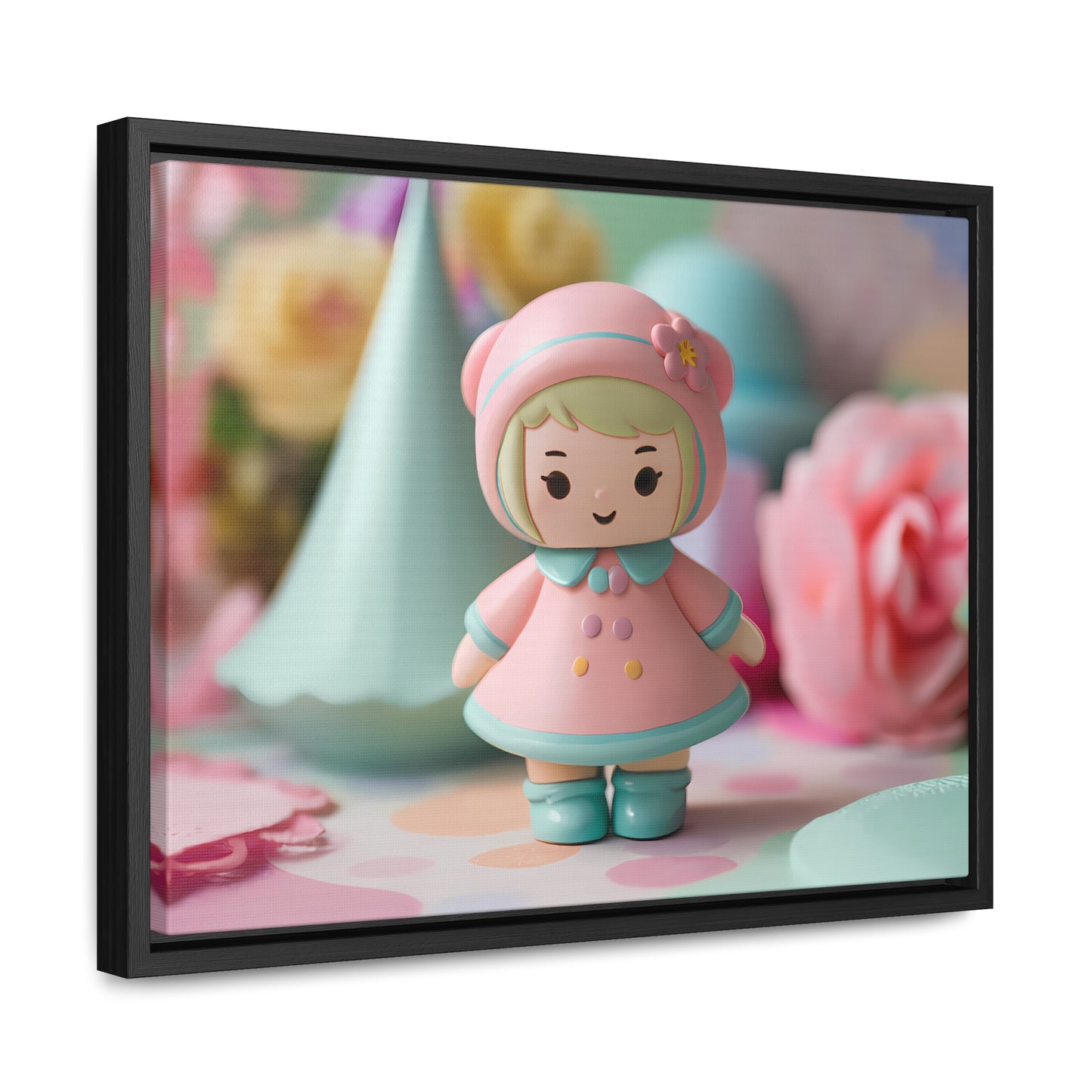 Sweet Pastel Dreamland - Gallery Canvas Wraps, Horizontal Frame